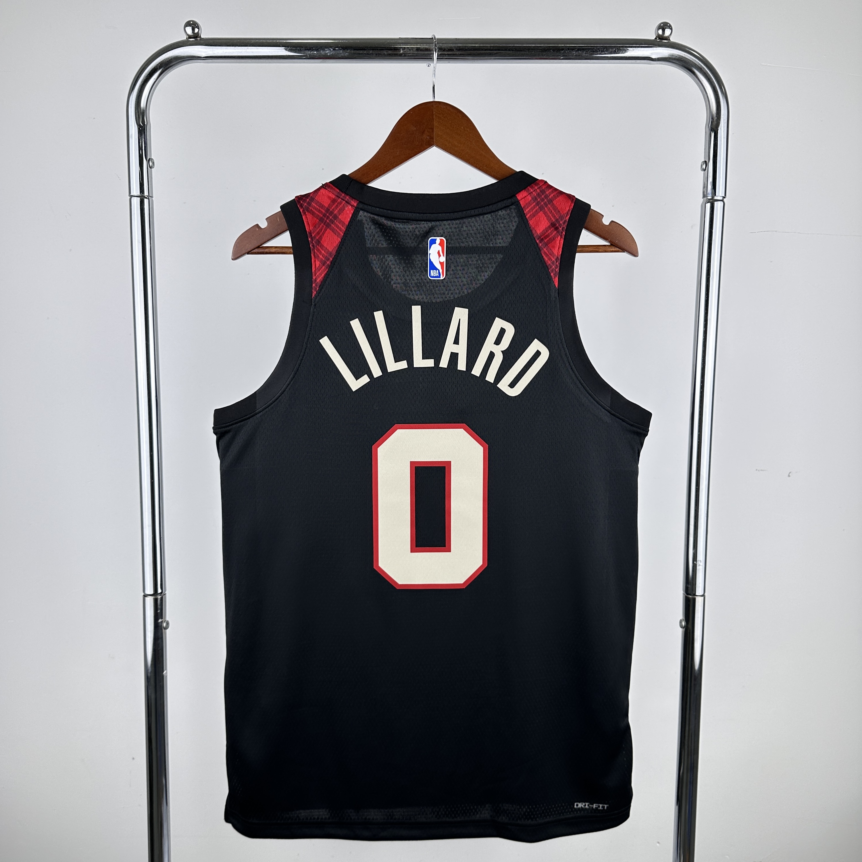 Men Portland Trail Blazers #0 Lillard Black City Edition Nike 2024 NBA Jersey->portland trail blazers->NBA Jersey